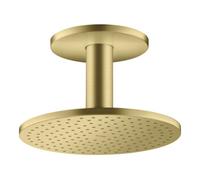 Hansgrohe Douche de tête Axor 35286950 – raccordement au plafond – laiton brossé