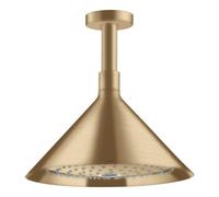 Hansgrohe Hansgrohe Axor pomme de douche plafond, 240 mm, 2 jets, bronze brossé Quantité:1