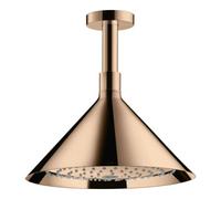 Hansgrohe hansgrohe Axor pomme de douche plafond, 240 mm, 2 jets, poli or rose Quantité:1