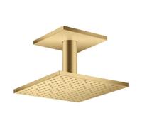 Hansgrohe hansgrohe Axor pomme de douche plafond, 250x250mm, 2 jets, or brossé opt. Quantité:1
