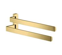 hansgrohe Axor porte-serviettes 42821990 409mm, 2 bras, pivotante , optique or poli