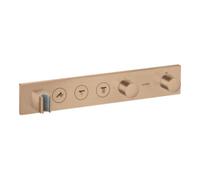 Hansgrohe hansgrohe Axor Select Set de montage prêt à l’emploi Thermostat encastré, 3 voies, or brossé Quantité:1