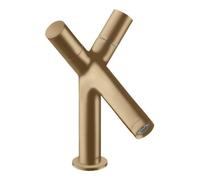 Hansgrohe hansgrohe Axor Starck A Mitigeur lavabo 2 trous 105 mm, m HG, tirette, bronze brossé Quantité:1