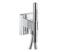 Hansgrohe hansgrohe Axor Starck Organic Portefeuille avec douchette à main 2 jets, tuyau, 120x120mm, chrome Quantité:1