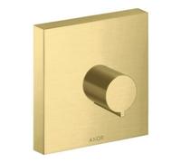 hansgrohe AXOR Starck Kit complet Robinet d'arrêt carré encastré DN15 / DN20, 10972950, Couleur: laiton brossé