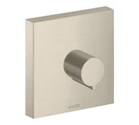 Hansgrohe hansgrohe Axor Starck Set de montage prêt à l’emploi, vanne d’arrêt encastrée, carrée, nickel brossé Quantité:1