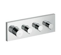 Hansgrohe hansgrohe Axor Starck Set de montage thermostat encastré, angle, 3 sorties, chrome Quantité:1