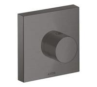 hansgrohe AXOR Starck ShowerSolutions Trio/ Quattro 120/120 ShowerSolutions Vanne d'arrêt et de commutation encastrée, 10932340, Couleur: Chrome noir brossé
