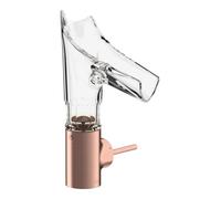 Hansgrohe hansgrohe Axor Starck V Mitigeur lavabo 140 mm verre, sans vidage, à facettes, brossé or Quantité:1