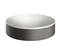 hansgrohe AXOR Suite lavabo à poser, rond, D 400mm, avec cadre métal, sans trop-plein, SOLIDSurface, 42001340, Couleur: Chrome noir brossé
