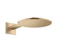 Hansgrohe AXOR ShowerSolutions pomme de douche 300 1 jet, raccord mural, bras de douche 450 mm, Coloris: Bronze brossé - 35300140