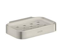 Hansgrohe hansgrohe Axor Uni. Circular porte-savon 127x90 mm, fixation murale, aspect inox Quantité:1