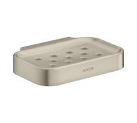 Hansgrohe hansgrohe Axor Uni. Circular Porte-savon 127x90mm, montage mural, nickel brossé Quantité:1