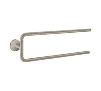 Hansgrohe hansgrohe Axor Uni. Circular Porte-serviettes 490 mm, 2 bras, noir, mural, brossé ni. Quantité:1