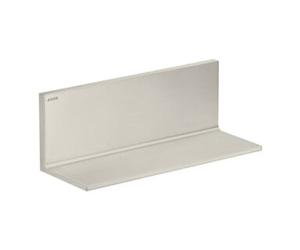 Hansgrohe hansgrohe Axor Uni. Étagère rectangulaire 300 mm, fixation murale, aspect acier inoxydable Quantité:1