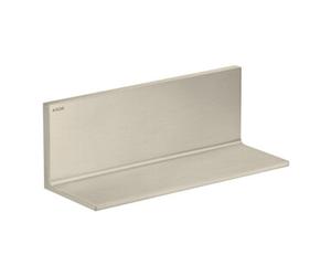 Hansgrohe hansgrohe Axor Uni. Étagère rectangulaire 300 mm, fixation murale, nickel brossé Quantité:1