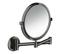 Hansgrohe hansgrohe Axor Uni. Miroir de rasage circulaire, montage mural, chrome noir poli Quantité:1