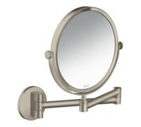 hansgrohe AXOR UNIVERSAL Circular miroir de rasage, grossissement 1,7 fois, pivotant, inclinable, 42849820, Couleur: Nickel brossé