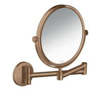 Hansgrohe hansgrohe Axor Uni. Miroir de rasage circulaire, montage mural, or rouge brossé Quantité:1