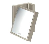 Hansgrohe hansgrohe Axor Uni. Miroir de rasage rectangulaire inclinable, montage mural, nickel brossé Quantité:1