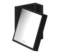 hansgrohe AXOR Universal Rectangular Miroir de rasage, grossissement 1,7x, inclinable, cadre mÃ©tal, 42649, Coloris: noir mat - 42649670