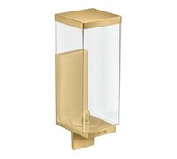 Hansgrohe hansgrohe Axor Uni Rectangulaire en verre, montage mural, optique or brossé Quantité:1