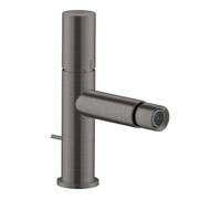 hansgrohe Axor Uno mitigeur de bidet 45200340 projection 124mm, avec poignée zéro, tirette garniture de vidange , chrome noir brossé