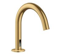 hansgrohe AXOR Uno mitigeur de lavabo électronique, projection 147mm, 38010250, Couleur: Optique or brossé