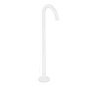 Hansgrohe hansgrohe Axor Uno Ensemble de montage complet Bec de baignoire au sol courbé, sortie 226 mm, blanc mat Quantité:1