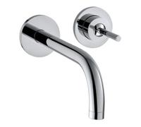 Hansgrohe hansgrohe Axor Uno Ensemble de montage complet Mitigeur lavabo encastré, poignée à broche, rosé, H 165 mm, b ni Quantité:1