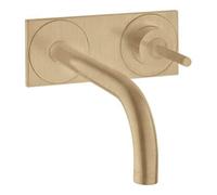 Hansgrohe hansgrohe Axor Uno Ensemble de montage prêt à l'emploi Mitigeur lavabo encastré, poignée à broche, Pl, L 225 mm, b b Quantité:1