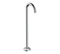 Hansgrohe hansgrohe Axor Uno Ensemble de montage prêt à poser Bec de baignoire sol, or, H 226 mm, inox brossé Quantité:1