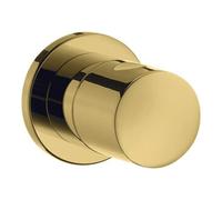Hansgrohe hansgrohe Axor Uno kit de montage fini vanne d'arrêt encastrée, or poli Quantité:1