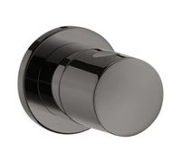 Hansgrohe hansgrohe Axor Uno kit de montage prêt à poser vanne d'arrêt encastrée, chrome noir poli Quantité:1
