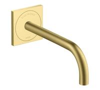 Hansgrohe hansgrohe Axor Uno Mitigeur électronique lavabo encastré, bec 225 mm, laiton brossé Quantité:1