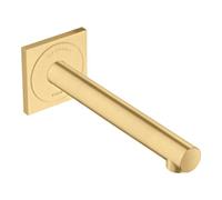hansgrohe AXOR Uno mitigeur de lavabo électronique encastré, montage mural 220, saillie 225mm, 45111250, Couleur: Optique or brossé