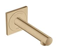 hansgrohe AXOR Uno mitigeur de lavabo électronique encastré, montage mural 160, saillie 225mm, 45110140, Couleur: Bronze brossé
