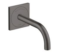 Hansgrohe hansgrohe Axor Uno Mitigeur lavabo électronique encastré, bec 165 mm, chrome noir brossé Quantité:1