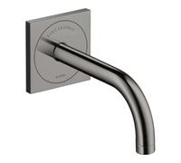 Hansgrohe hansgrohe Axor Uno Mitigeur lavabo électronique encastré, bec 165 mm, chrome noir poli Quantité:1