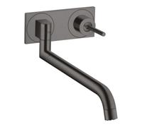 Hansgrohe hansgrohe Axor Uno Mitigeur mural pour évier, chrome noir brossé Quantité:1