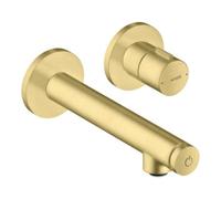 Hansgrohe hansgrohe Axor Uno Select Mitigeur lavabo encastré, bec 158 mm, laiton brossé Quantité:1