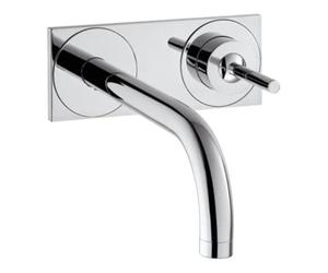 Hansgrohe hansgrohe Axor Uno Set de montage complet Mitigeur lavabo encastré, poignée en forme de broche, Pl, A 225 mm, chromé Quantité:1