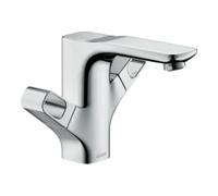 Hansgrohe hansgrohe Axor Urquiola Mitigeur lavabo 2 poignées 139 mm, tirette, bronze brossé Quantité:1