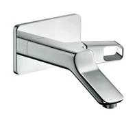 hansgrohe AXOR Urquiola Mitigeur monocommande de lavabo DN15, montage mural, 11026140, Couleur: Bronze brossé