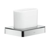 Hansgrohe hansgrohe Axor verre à dent universel en verre, montage mural, support chromé Quantité:1