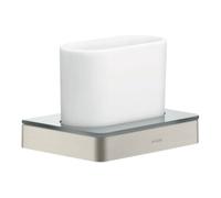 Hansgrohe hansgrohe Axor Verre à dent universel, montage mural, aspect acier inoxydable Quantité:1