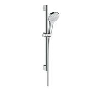 Hansgrohe hansgrohe B-S Croma Sel. E Var. EcoSm. Barre de douche 669 mm, 9 l/min, blanc/chrome Quantité:1