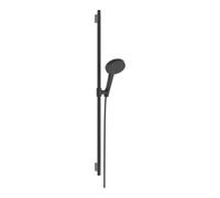 Hansgrohe Set de douche Raindance Alive S 125 – 3jet EcoSmart, Unica S 90 cm, chrome noir brossé