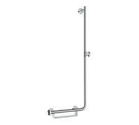 Hansgrohe hansgrohe Barre de douche Unica Comfort 1100 mm, blanc/chrome, droite Quantité:1
