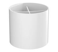 Hansgrohe hansgrohe Becher WallStoris d 126 mm, avec séparateur, en plastique, blanc mat Quantité:1